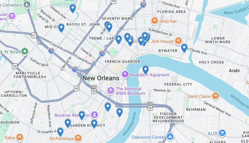 New Orleans Bed and Breakfast Directory